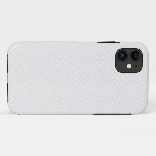 Getextureerd massief wit. Case-Mate iPhone case (Achterkant (horizontaal))
