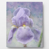 Getextureerd Paars Iris Plaque Fotoplaat (Voorkant)