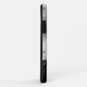 Getextureerd Parijs in Lavender iPhone 5 ID Hoesje (Achterkant/rechts)