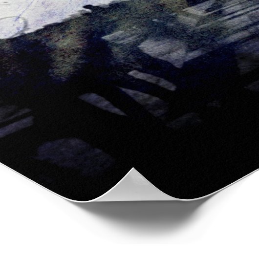 Getextureerd Poster van Parijs (Hoek)