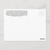 Getextureerd  Schoolhouse Briefkaart (Achterkant)