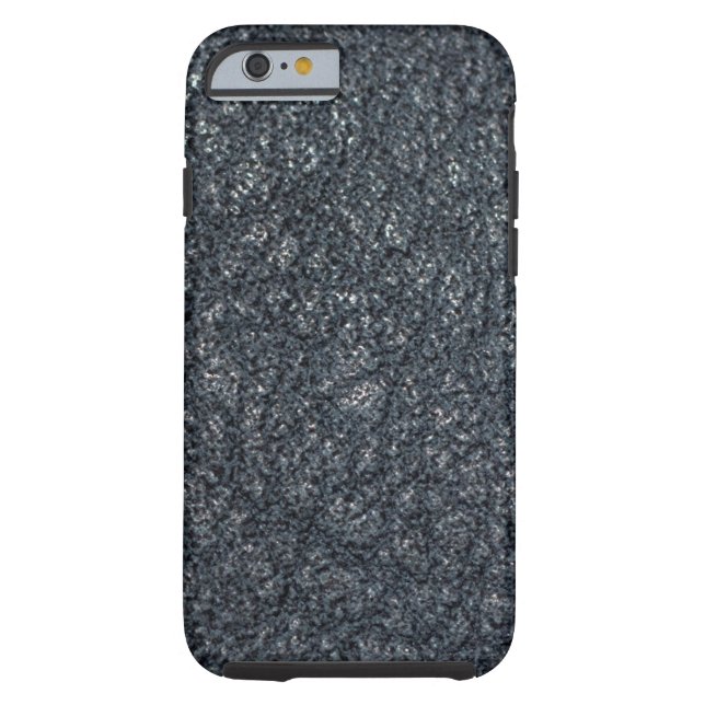  getextureerd zwart leder Case-Mate iPhone case (Achterkant)