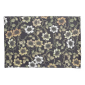 getextureerde Anemone Floral achtergrond | Kussensloop (Voorkant-Links)
