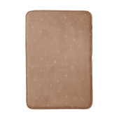 Getextureerde Bohemen Copper Clay Stippen Badmat (Voorkant Verticaal)