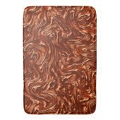 Getextureerde bruine terracotta badmat (Voorkant Verticaal)