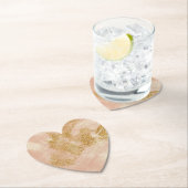 *~* Getextureerde Gouden Glitter Distressed Golden Kartonnen Onderzetters (Insitu)