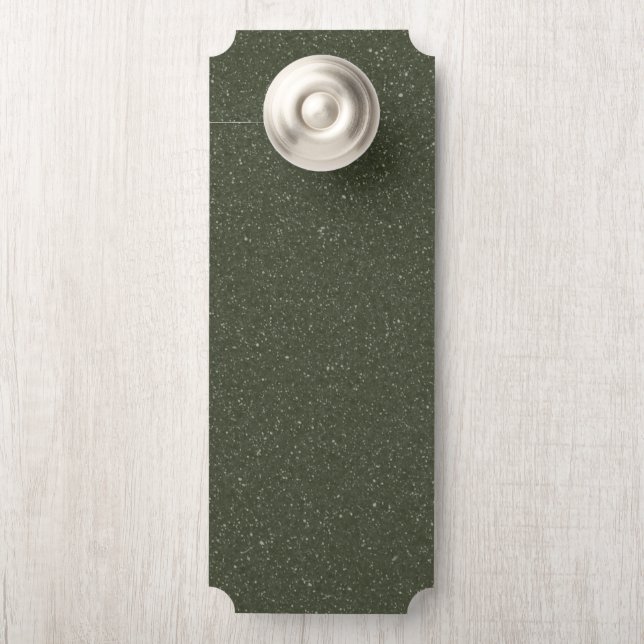  getextureerde groene deurhanger (Op knop)
