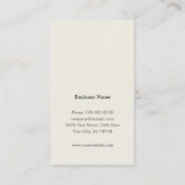 Getextureerde groene Stripes Consultant Visitekaartje (Achterkant)