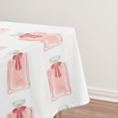 Getextureerde handgetekende bruidsfles  tafelkleed (Voorbeeld)