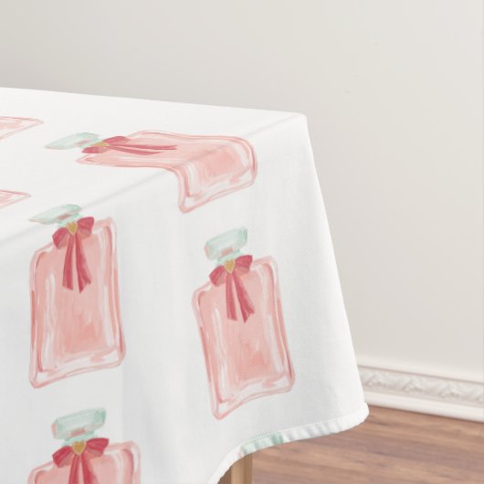 Getextureerde handgetekende bruidsfles  tafelkleed (Voorbeeld)