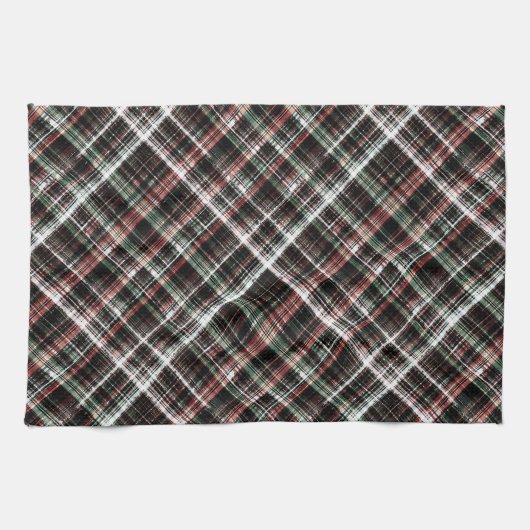 Getextureerde kersttaartan. theedoek (Horizontaal)