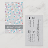 Getextureerde merken (fruitig) visitekaartje (Voorkant / Achterkant)