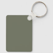 Getextureerde Moss Green Sleutelhanger voor Custom (Achterkant)