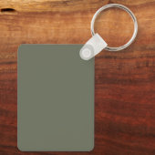 Getextureerde Moss Green Sleutelhanger voor Custom (Achterkant)
