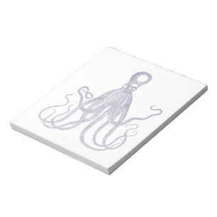  getextureerde octopus notitieblok