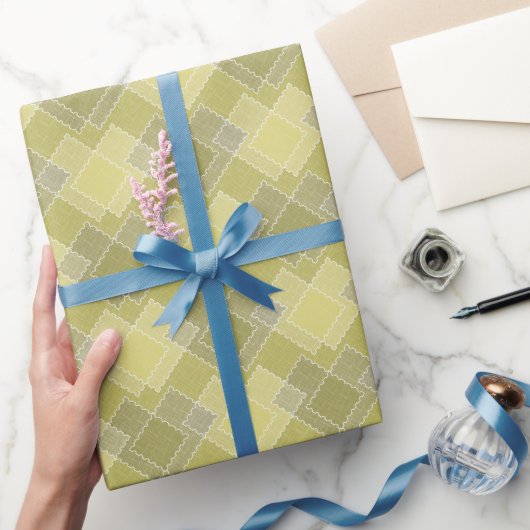Getextureerde patchwork lapjes multikleurige patch cadeaupapier (Geschenken)