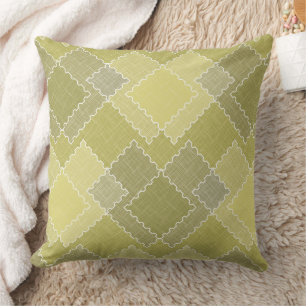 Getextureerde patchwork lapjes veelkleurige lapjes kussen