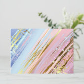 Getextureerde roze achtergrond aankondiging (Staand voorkant)