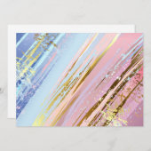 Getextureerde roze achtergrond aankondiging (Voorkant / Achterkant)