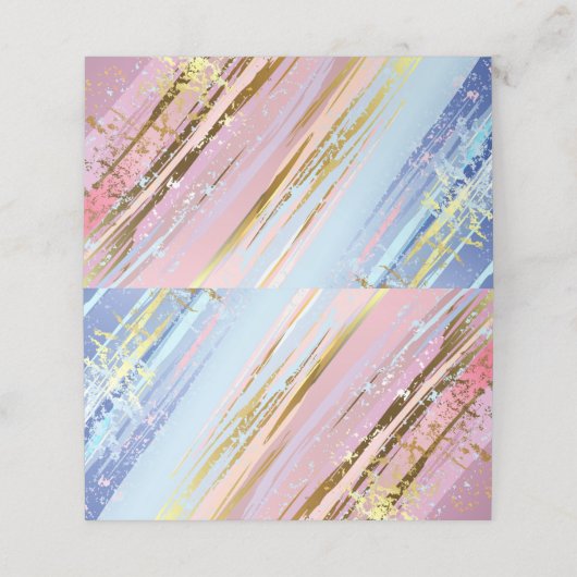 Getextureerde roze achtergrond afsprakenkaart (Buitenkant ongevouwen)