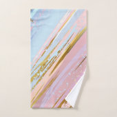 Getextureerde roze achtergrond bad handdoek (Handdoek)