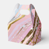 Getextureerde roze achtergrond bedankdoosjes (Voorkant Zijde)