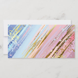 Getextureerde roze achtergrond bedankkaart