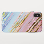 Getextureerde roze achtergrond Case-Mate iPhone case (Achterkant (horizontaal))