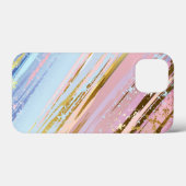 Getextureerde roze achtergrond Case-Mate iPhone case (Achterkant (horizontaal))
