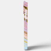 Getextureerde roze achtergrond Case-Mate iPhone case (Achterkant / Links)