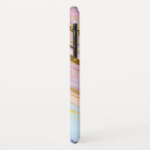 Getextureerde roze achtergrond Case-Mate iPhone case (Achterkant/links)