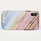 Getextureerde roze achtergrond Case-Mate iPhone case (Achterkant (horizontaal))