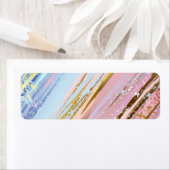 Getextureerde roze achtergrond etiket (Insitu)