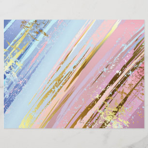 Getextureerde roze achtergrond flyer