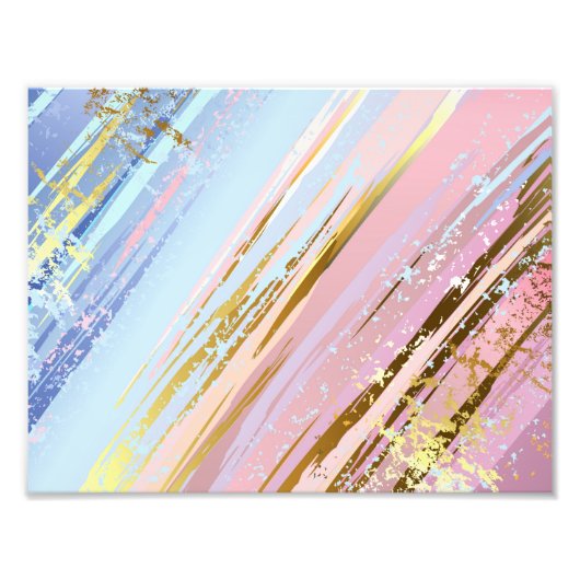 Getextureerde Roze Achtergrond Foto Afdruk (Voorkant)