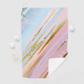 Getextureerde roze achtergrond golfhanddoek (Insitu)