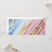 Getextureerde roze achtergrond kaart (Voorkant / Achterkant in situ)