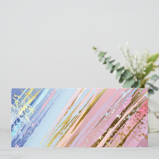 Getextureerde roze achtergrond kaart (Staand voorkant)