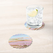 Getextureerde roze achtergrond kartonnen onderzetters (Insitu)