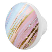 Getextureerde roze achtergrond keramische knop (Rechts)