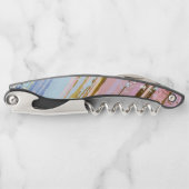 Getextureerde roze achtergrond kurkentrekker (Voorkant)