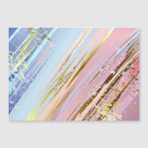 Getextureerde roze achtergrond magnetische uitnodiging