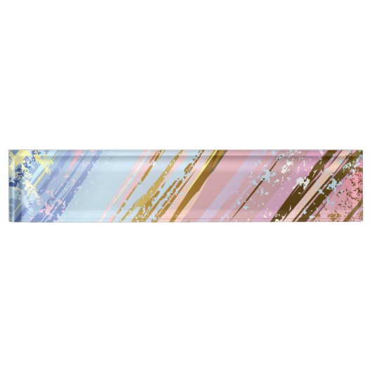 Getextureerde roze achtergrond naambordje (Voorkant)