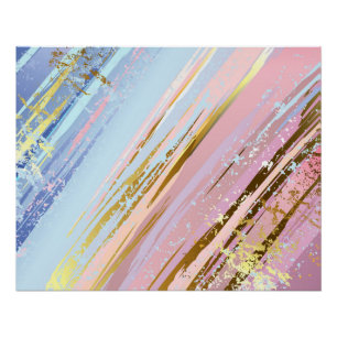 Getextureerde roze achtergrond perfect poster