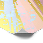 Getextureerde roze achtergrond poster (Hoek)