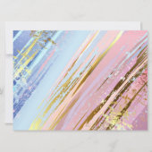 Getextureerde roze achtergrond save the date (Voorkant)