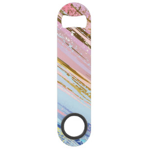 Getextureerde roze achtergrond speed flessenopener