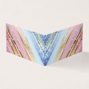 Getextureerde roze achtergrond visitekaartjes