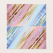 Getextureerde roze achtergrond visitekaartjes (Buitenkant ongevouwen)