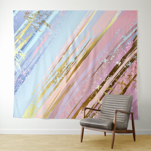 Getextureerde roze achtergrond wandkleed (In Situ (horizontaal))